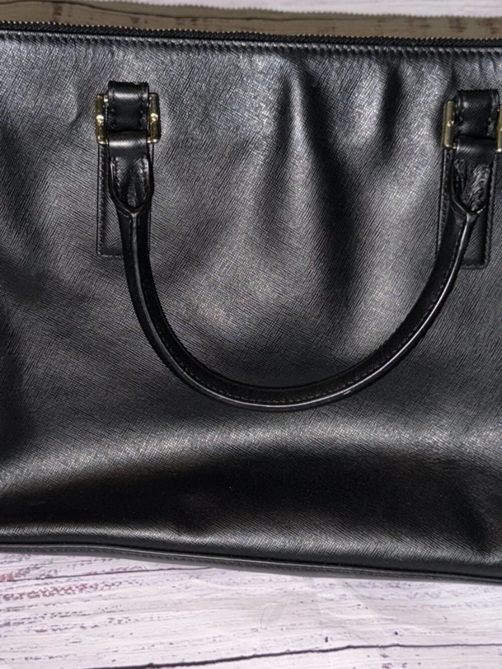 Tory Burch Women's Black Leather Hand Bag